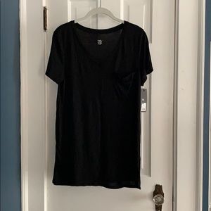 Missimo slouchy tee with pocket. NWT